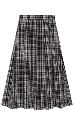 Plaid Check Skirt><noscript><img width=