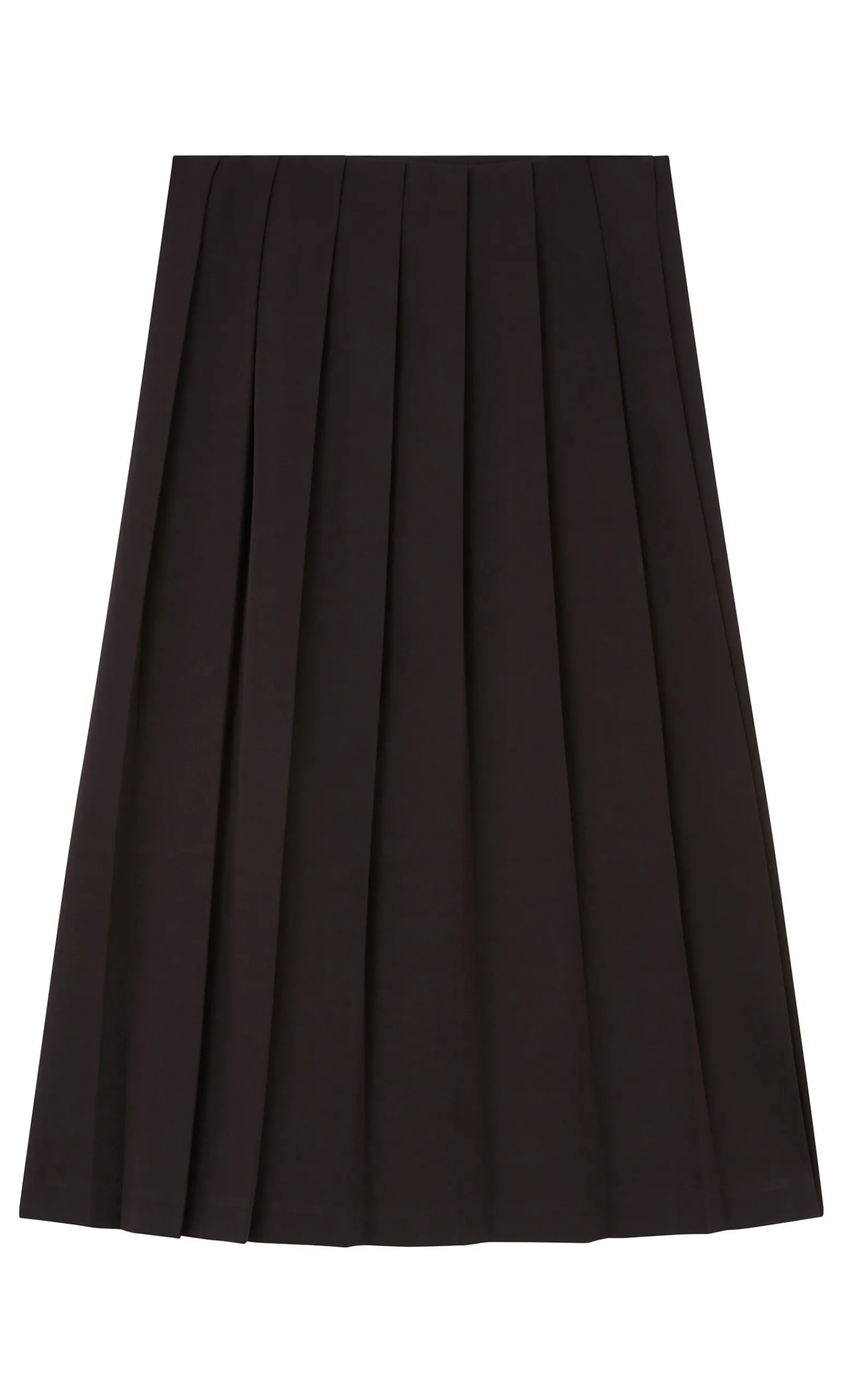 Pleat & Button Skirt>Plümo Studio Online
