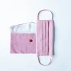 Pleated Face Mask & Pouch - Rose>Plümo Best