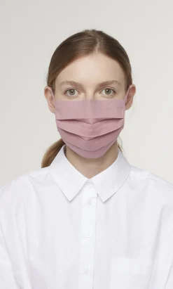Pleated Face Mask & Pouch - Rose>Plümo Best