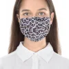 Pleated Face Mask & Pouch - Blue Leopard>Plümo Sale