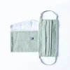 Pleated Face Mask & Pouch - Leaf>Plümo New