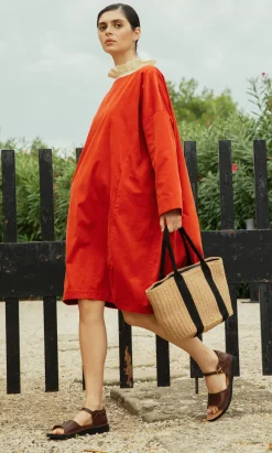 Rae Cord Dress - Cayenne><noscript><img width=