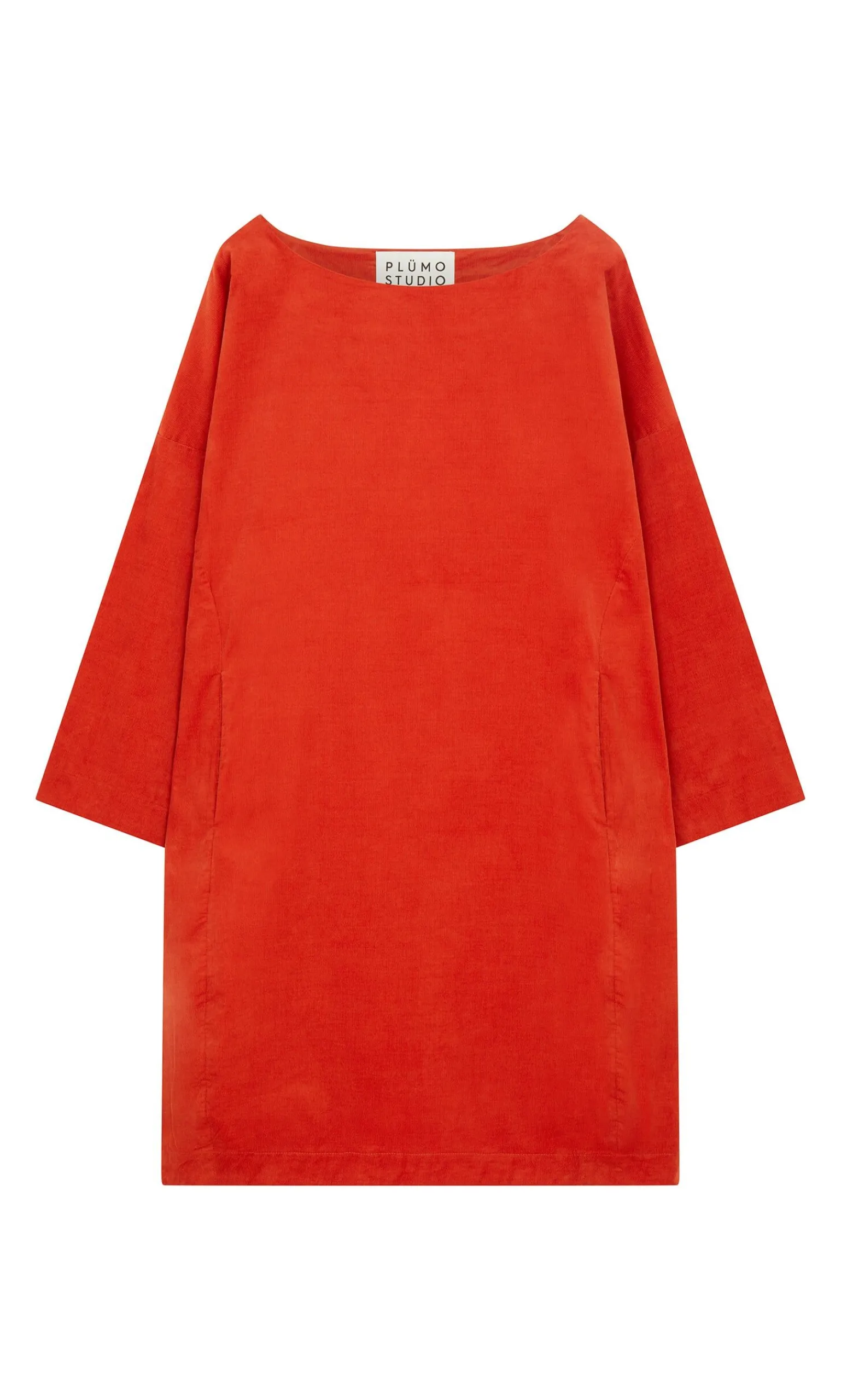 Rae Cord Dress - Cayenne>Plümo Studio Best