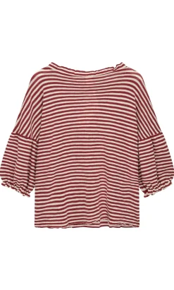 Ruffle Stripe Top><noscript><img width=