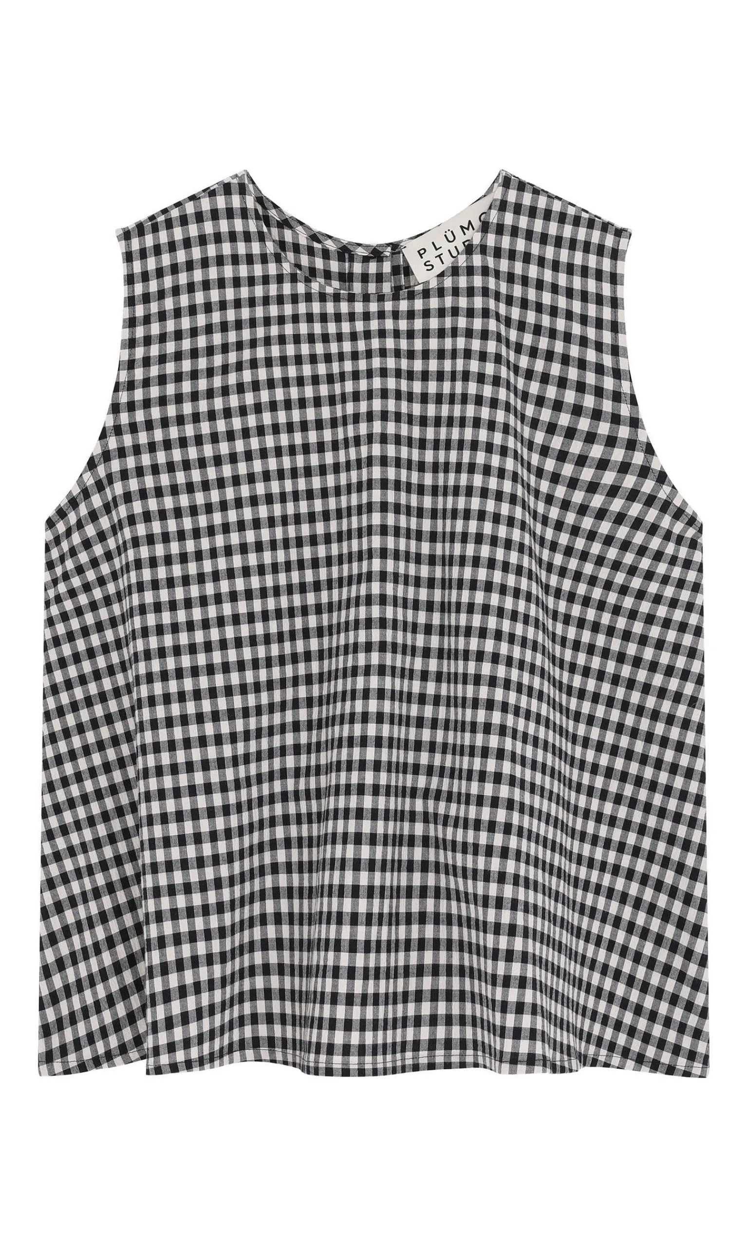 Serena Top - Gingham>Plümo Studio Clearance