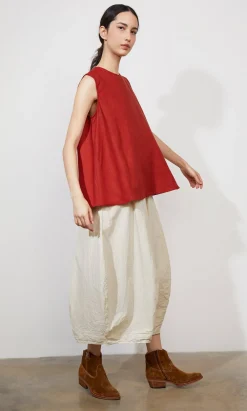 Serena Top - Tomato Red>Plümo Studio Clearance