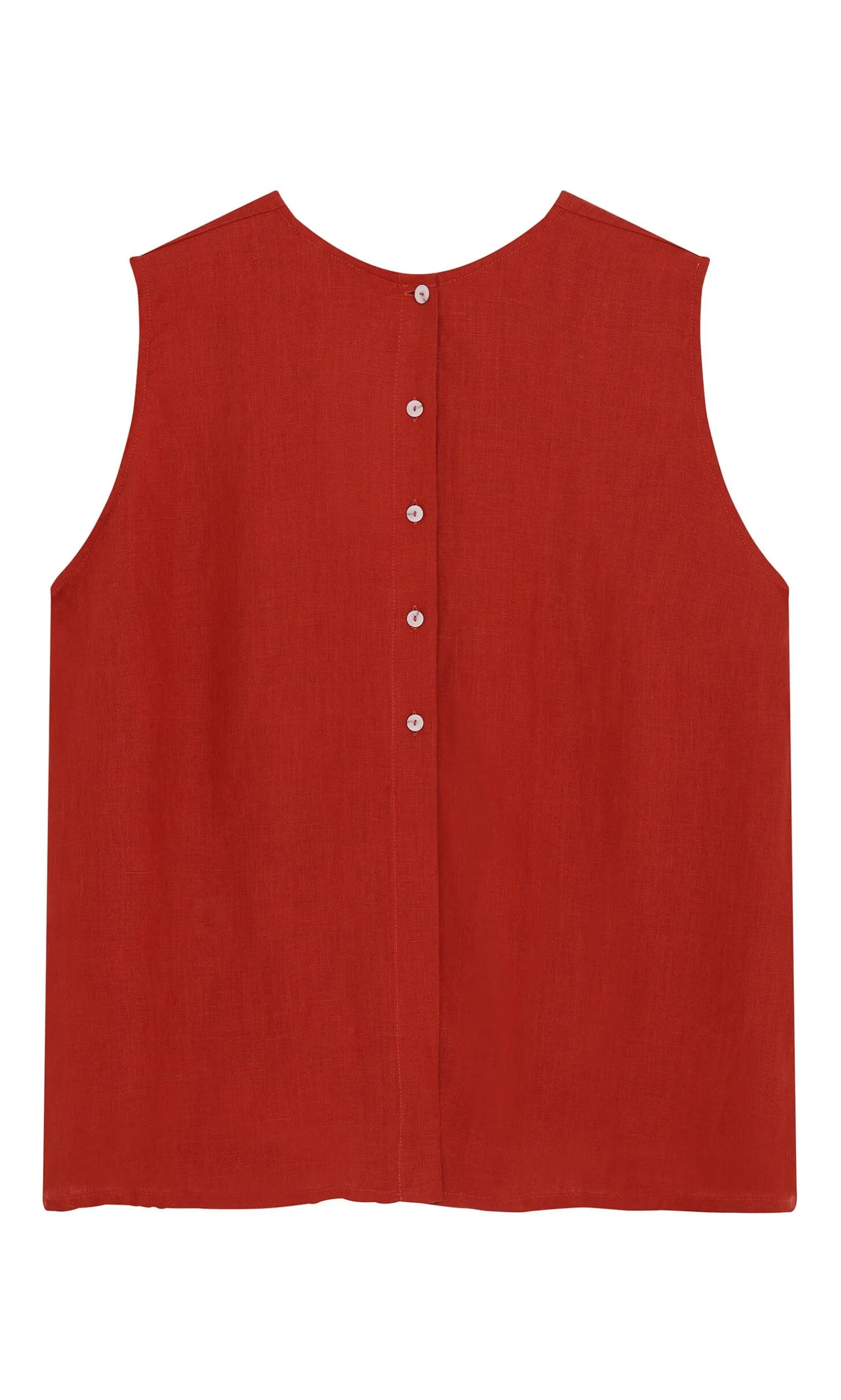 Serena Top - Tomato Red>Plümo Studio Clearance