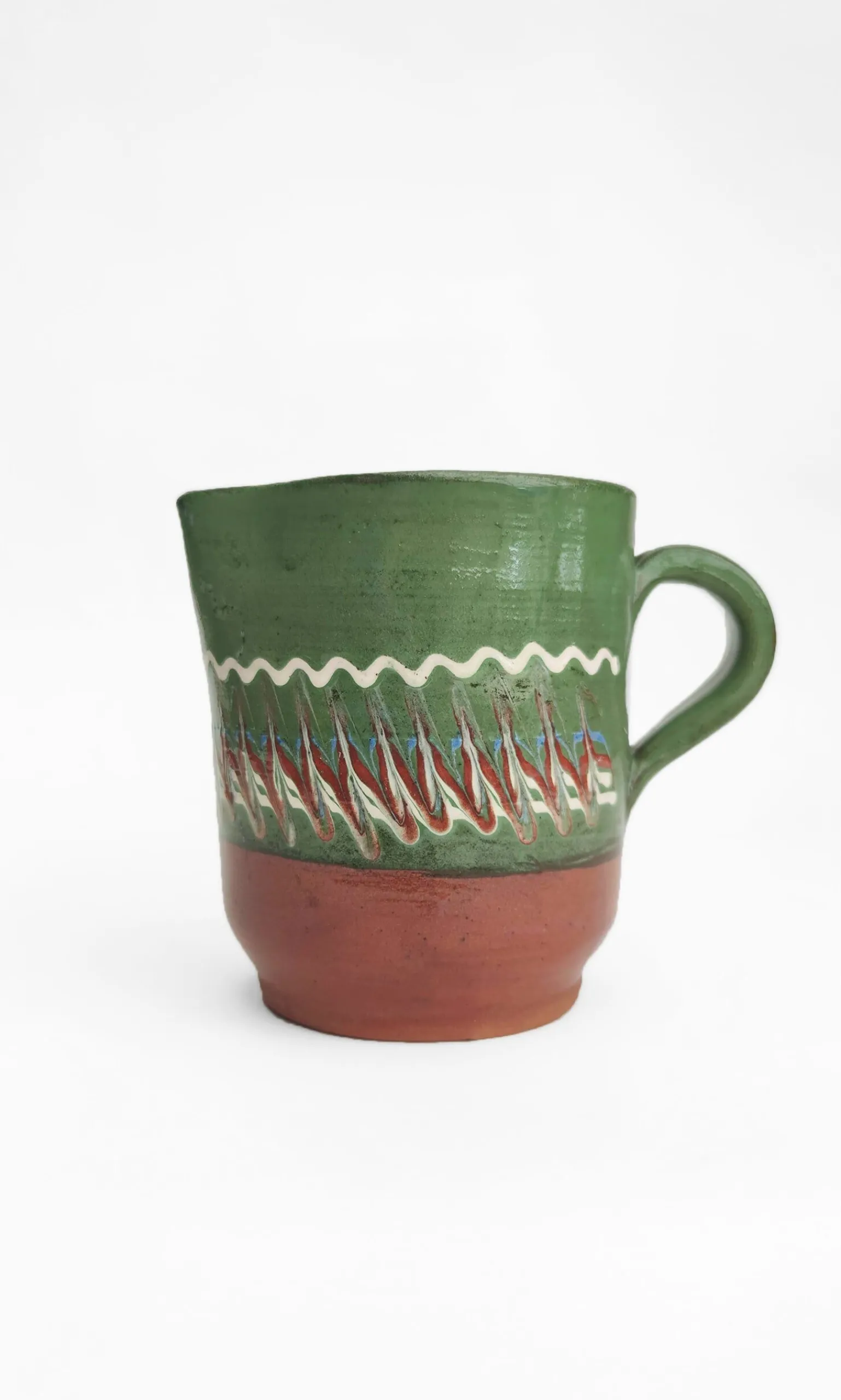 Short Glazed Jug - Moss Green>Plümo Outlet