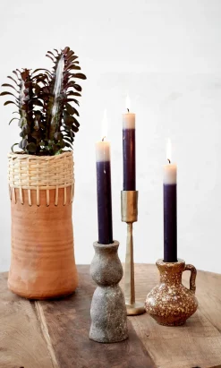 Stone Grey Candleholder>Plümo Online