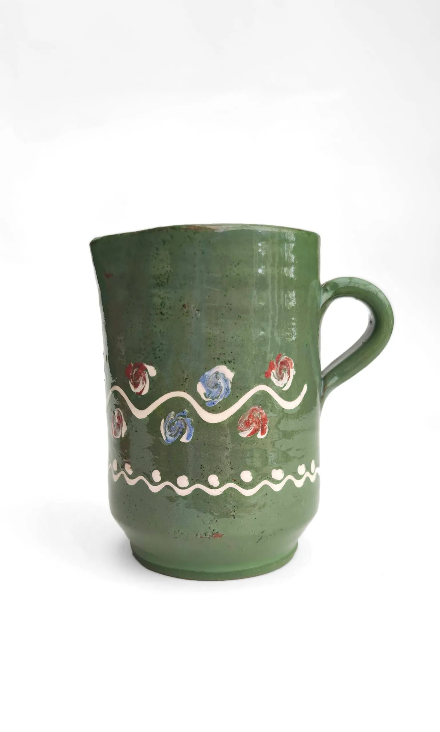 Tall Glazed Jug - Moss Green>Plümo Discount