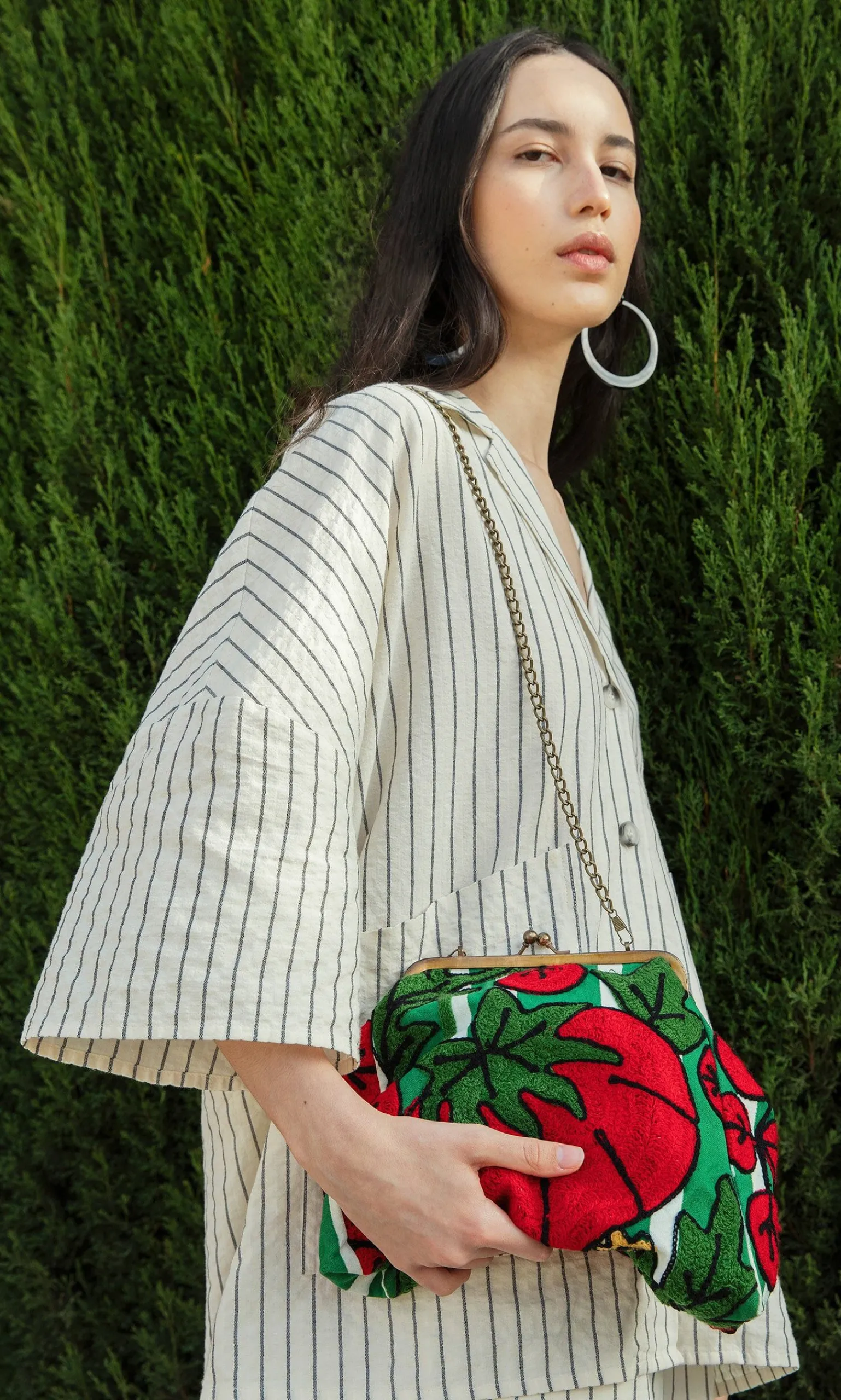 Tomato Clasp Bag>Plümo