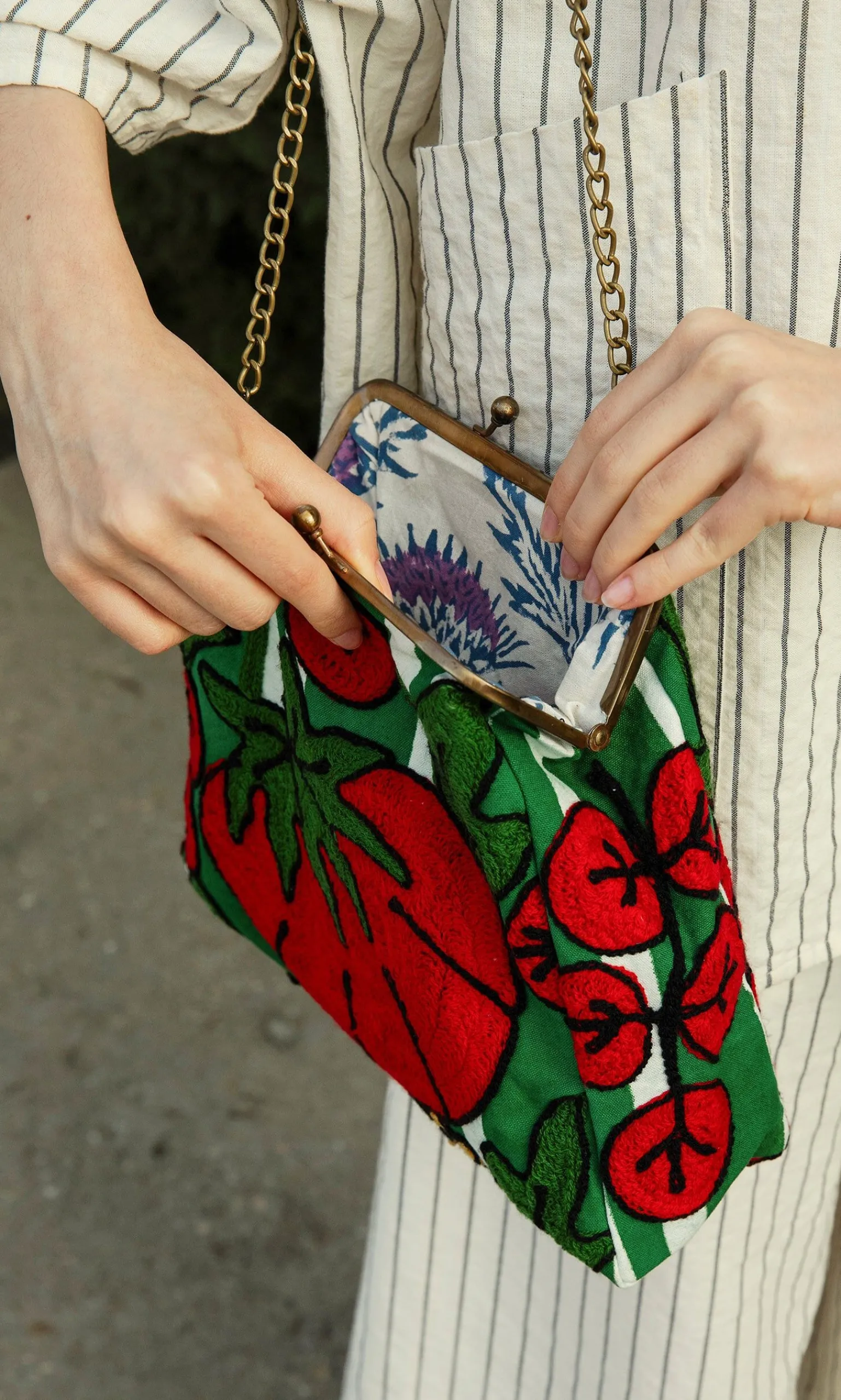 Tomato Clasp Bag>Plümo