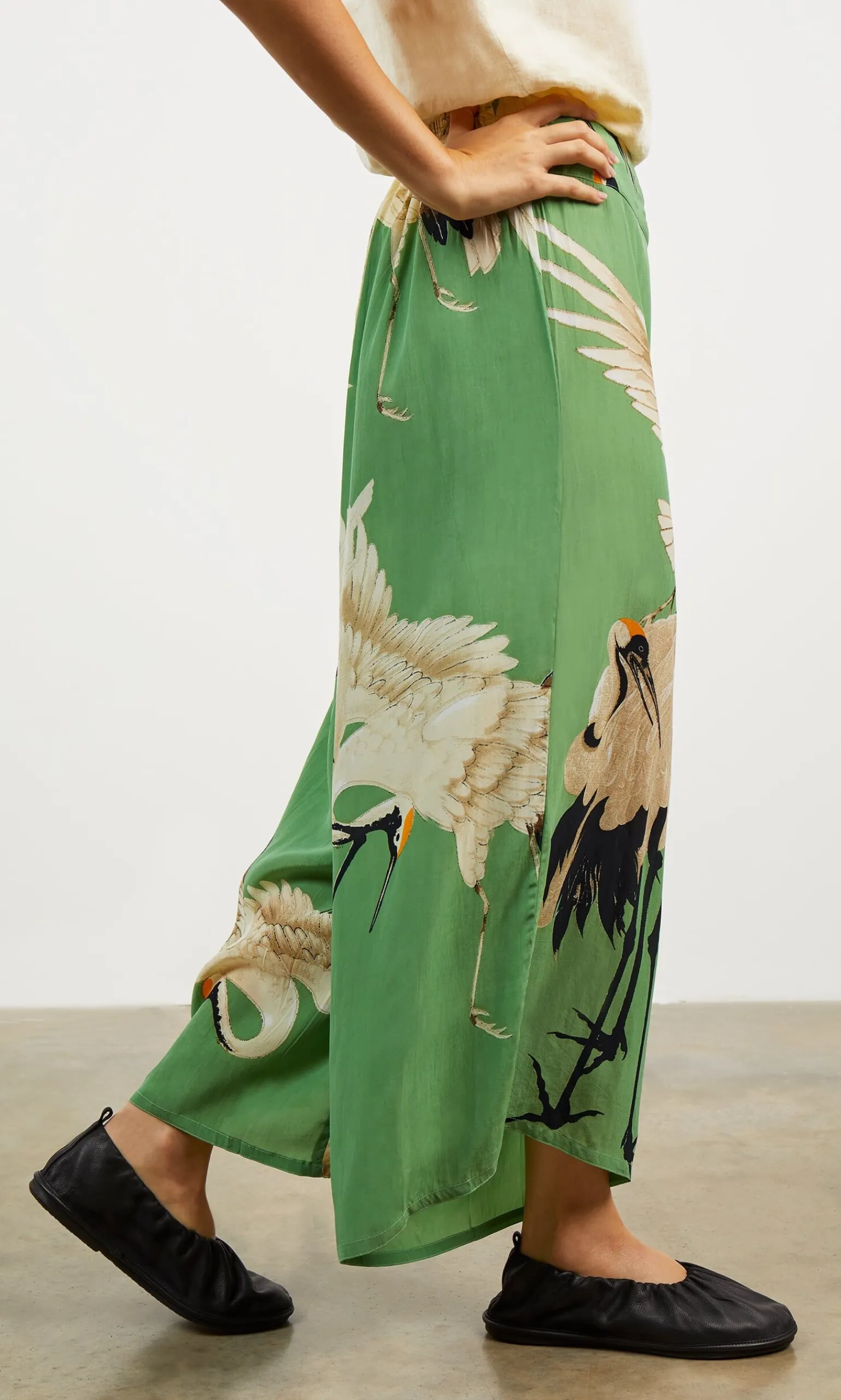 Wide Stork Pants>Plümo