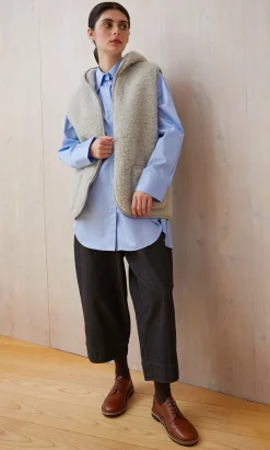 Wool Gilet - Light Grey><noscript><img width=