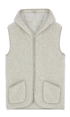 Wool Gilet - Light Grey><noscript><img width=