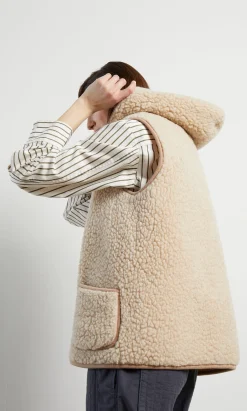 Wool Gilet - Natural><noscript><img width=