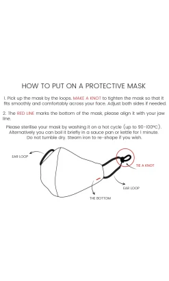 Xl Size Organic Linen Mask - Black><noscript><img width=